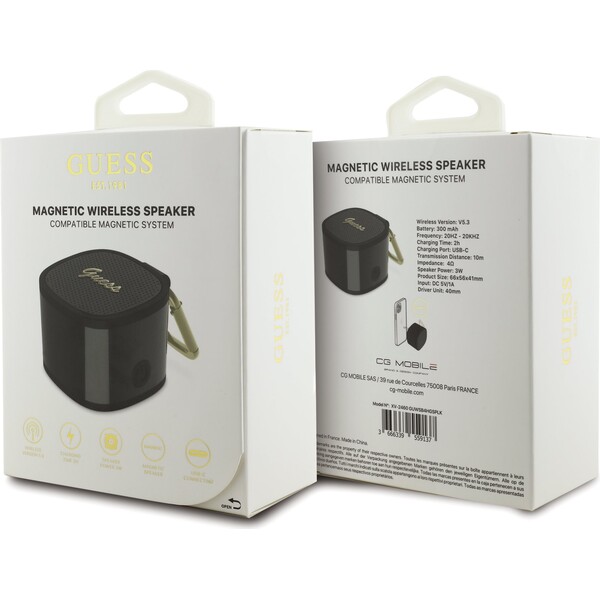 Guess-MagSafe-Bluetooth-reproduktor-cerny