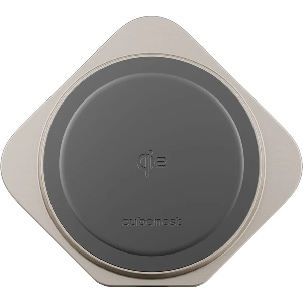 CubeNest SQ1C1 Qi2 (MagSafe) držák do auta s nabíjením titanový - Držáky - Obrázek 06BC000K01