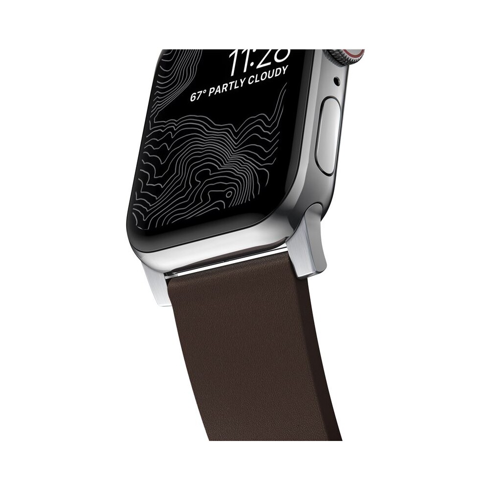 Nomad-Active-Strap-Pro-hydrofobni-kozeny-reminek-Apple-Watch-49-46-45-44-42mm-hnedy-stribrny