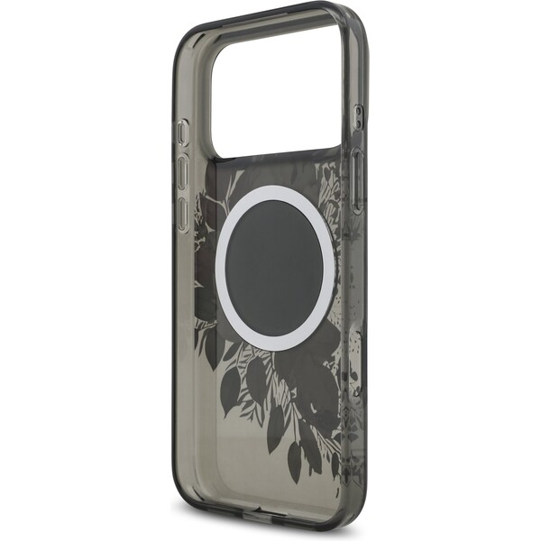 Guess-IML-Flowers-Strap-MagSafe-kryt-iPhone-17-Pro-Max-cerny