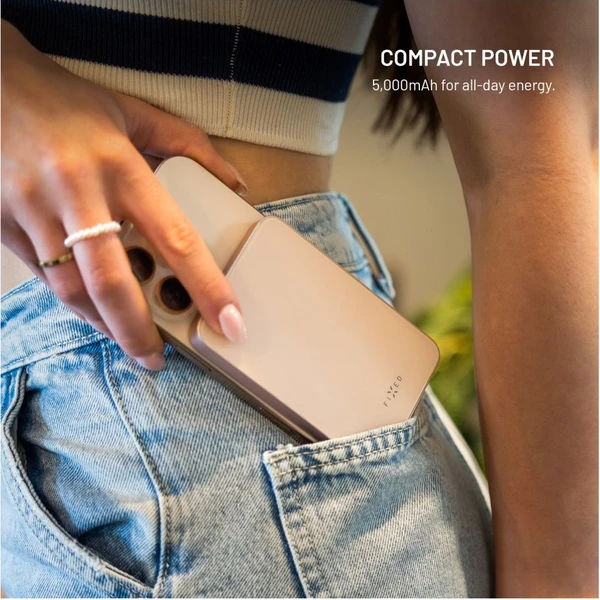 FIXED-MagZen-5-Crystal-MagSafe-Qi2-powerbanka-5000mAh-ruzova