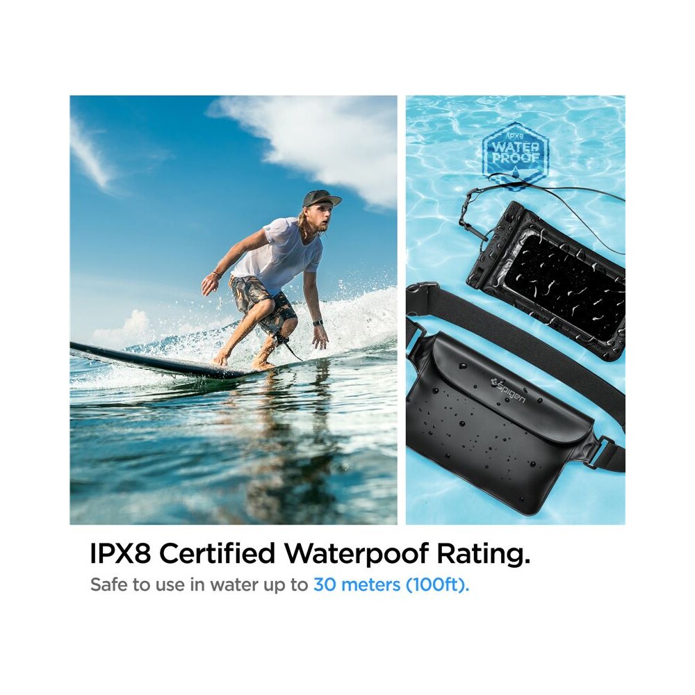 Spigen-Aqua-Shield-Floating-vodeodolne-pouzdro-WaterProof-Waist-Bag-A621-Set-cerny