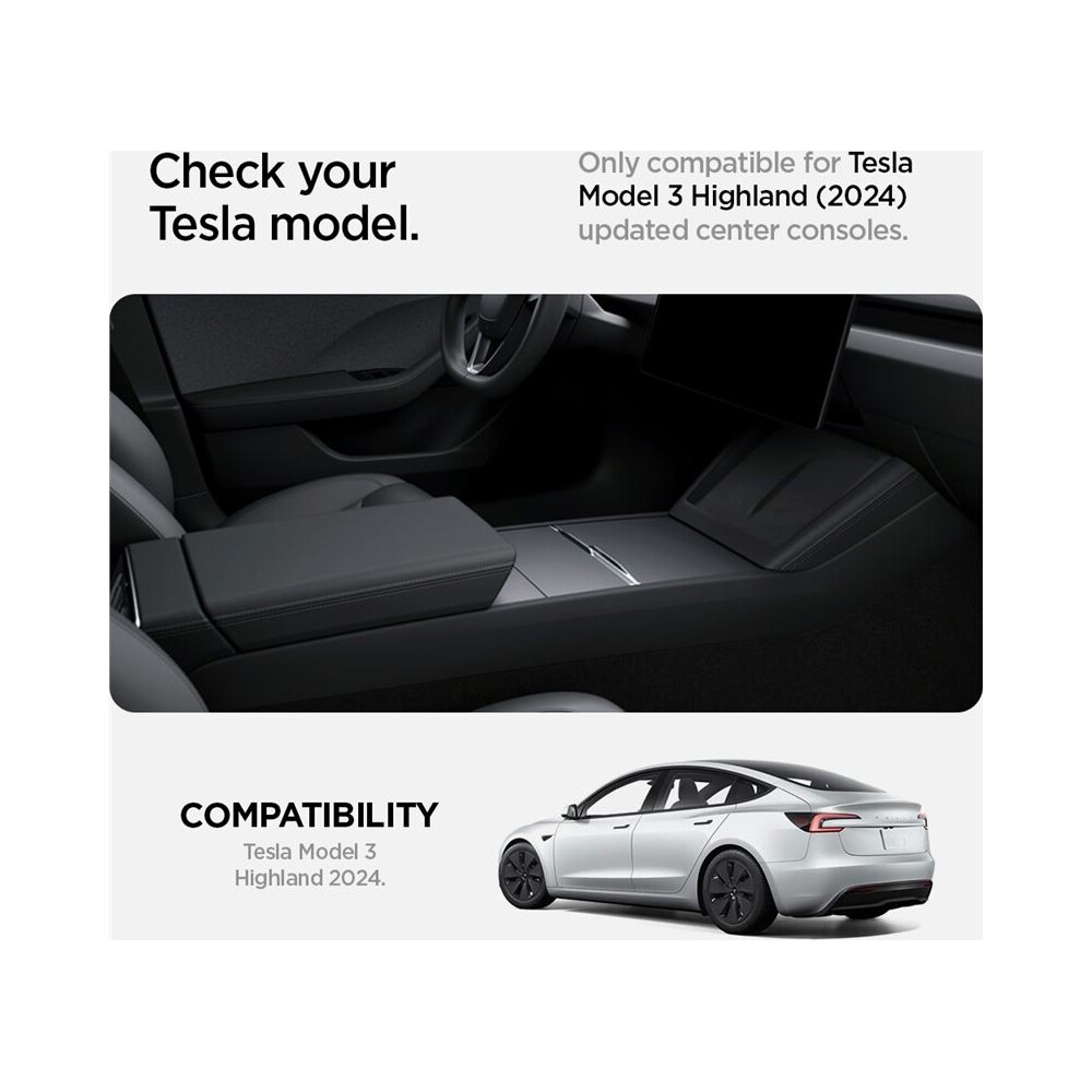 Spigen-Console-Organizer-Bottom-organizer-Tesla-Model-3-2024-cerny