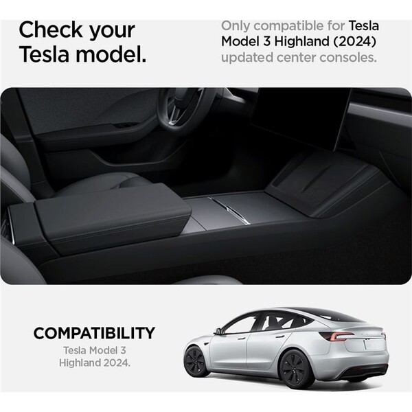 Spigen-Console-Organizer-Bottom-organizer-Tesla-Model-3-2024-cerny