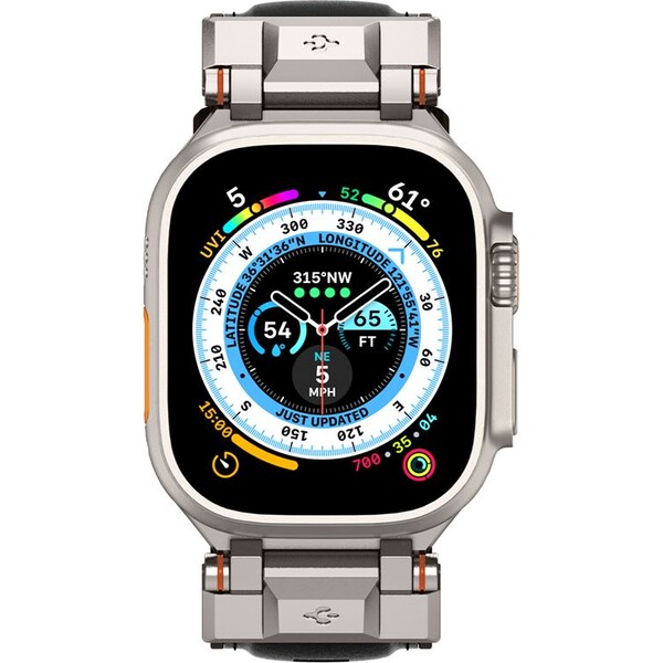 Spigen-DuraPro-Armor-PU-reminek-Apple-Watch-Ultra-49-45-44-42mm-cerny