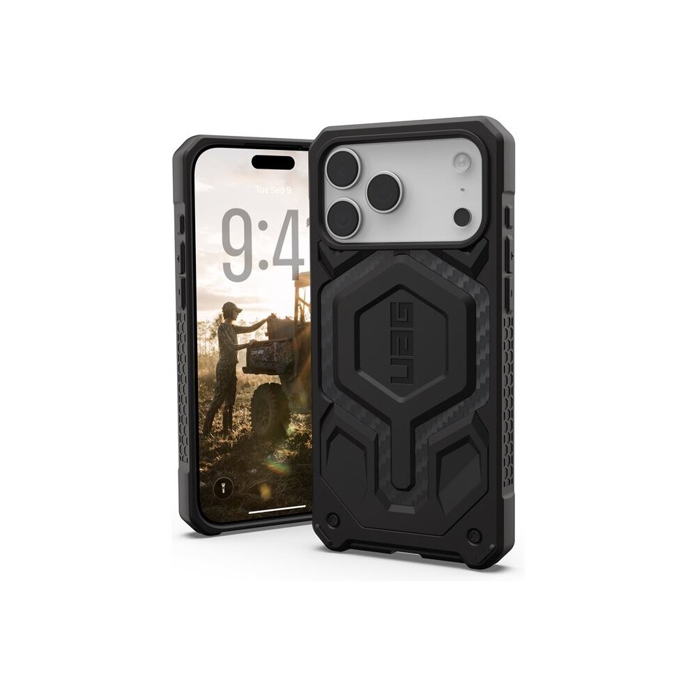 UAG-Monarch-Pro-MagSafe-Carbon-Fiber-kryt-iPhone-17-Pro-Max-cerny