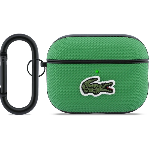 Lacoste-Petit-Pique-Croc-Logo-Patch-Pouzdro-pro-AirPods-Pro-3-zelene