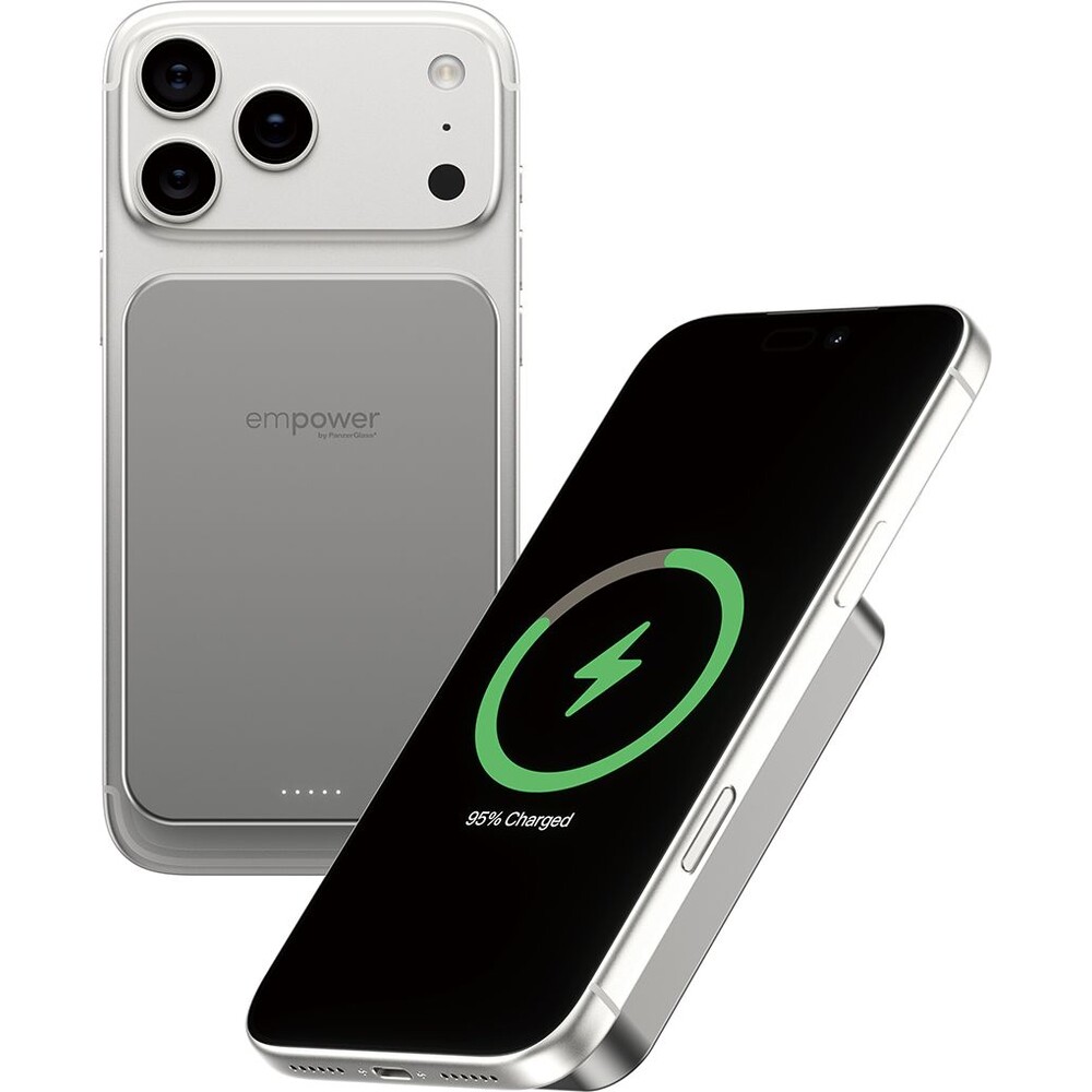 PanzerGlass-empower-bezdratova-Qi2-powerbanka-10000-mAh-MagSafe-seda