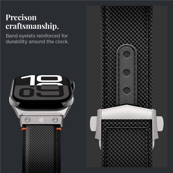 Spigen-Classic-Fit-reminek-Apple-Watch-49-46-45-44mm-cerny