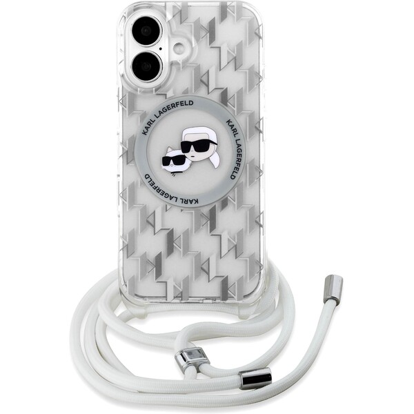 Karl-Lagerfeld-IML-Monogram-Crossbody-K-CH-Heads-MagSafe-kryt-pro-iPhone-16-ciry