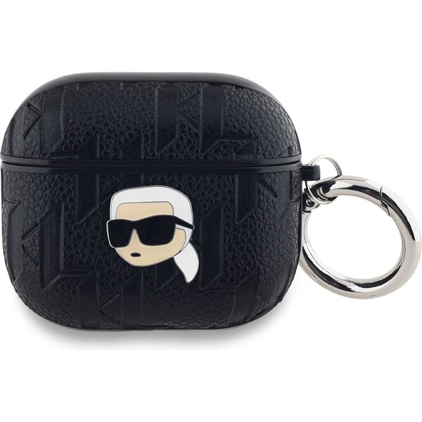 Karl-Lagerfeld-PU-Embossed-Karl-Head-pouzdro-AirPods-3-cerne