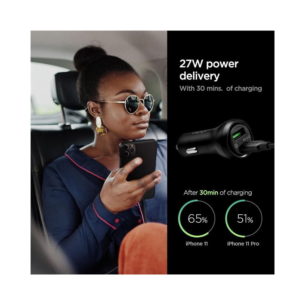 Spigen-Car-Charger-F31QC-USB-C-nabijecka-do-auta-PD-QC-48W-cerna