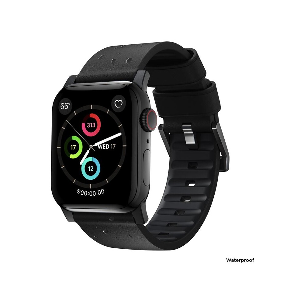 Nomad-Active-Strap-Pro-hydrofobni-kozeny-reminek-Apple-Watch-49-45-44-42mm-cerny-cerny
