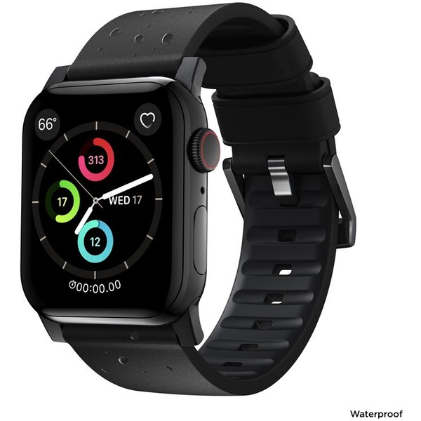Nomad-Active-Strap-Pro-hydrofobni-kozeny-reminek-Apple-Watch-49-45-44-42mm-cerny-cerny