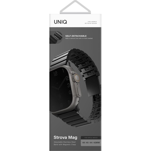 UNIQ-Strova-Mag-ocelovy-reminek-pro-Apple-Watch-49-46-45-44-42mm-cerny