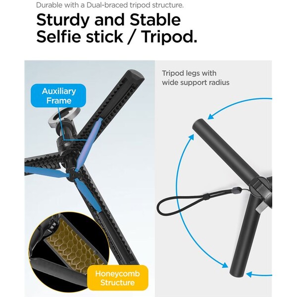 Spigen-MagSafe-Tripod-Selfie-Stick-longer-version-cerna