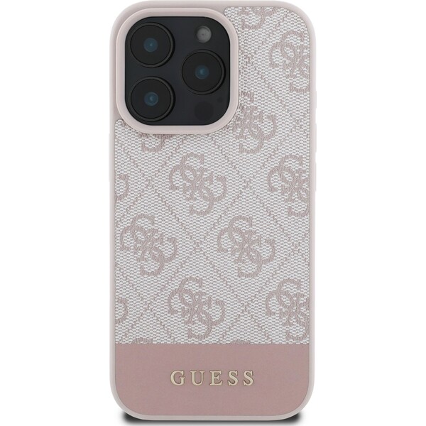 Guess-PU-4G-Stripe-kryt-iPhone-16-Pro-Max-ruzovy