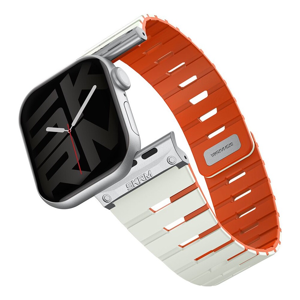 SKINARMA-Gemini-magneticky-reminek-Apple-Watch-42-41-40mm-mentolovy