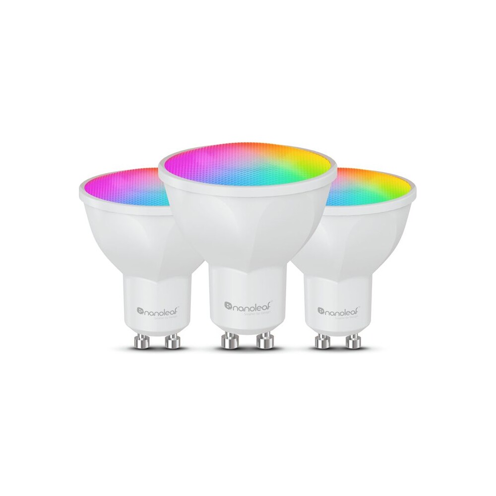 Nanoleaf-Essentials-Matter-Wi-Fi-GU10-Smart-Bulb-chytra-zarovka-3-Pack