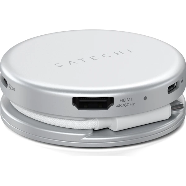 Satechi-OntheGo-5-in-1-Multiport-Adapter-MacBook-Neo-stribrny