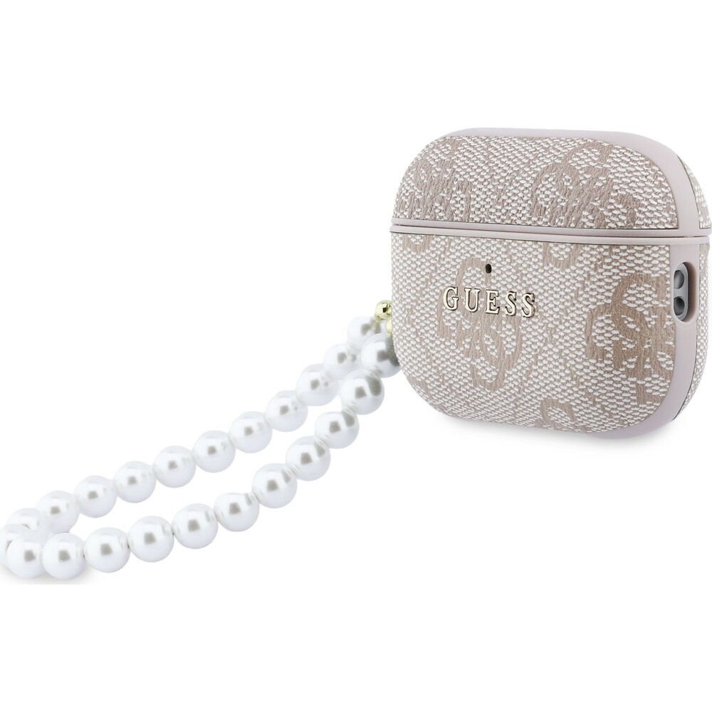 Guess-PU-4G-Classic-Logo-Pearl-Strap-pouzdro-AirPods-Pro-3-ruzove
