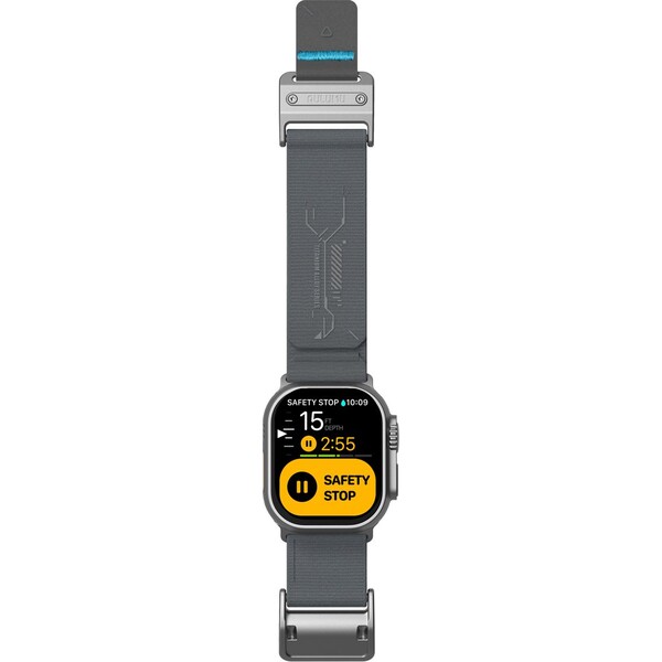 Aulumu-A11-Mag-Buckle-Slim-reminek-Apple-Watch-49-46-45-44-42mm-Silver-Buckle-Carbon-Green-Strap
