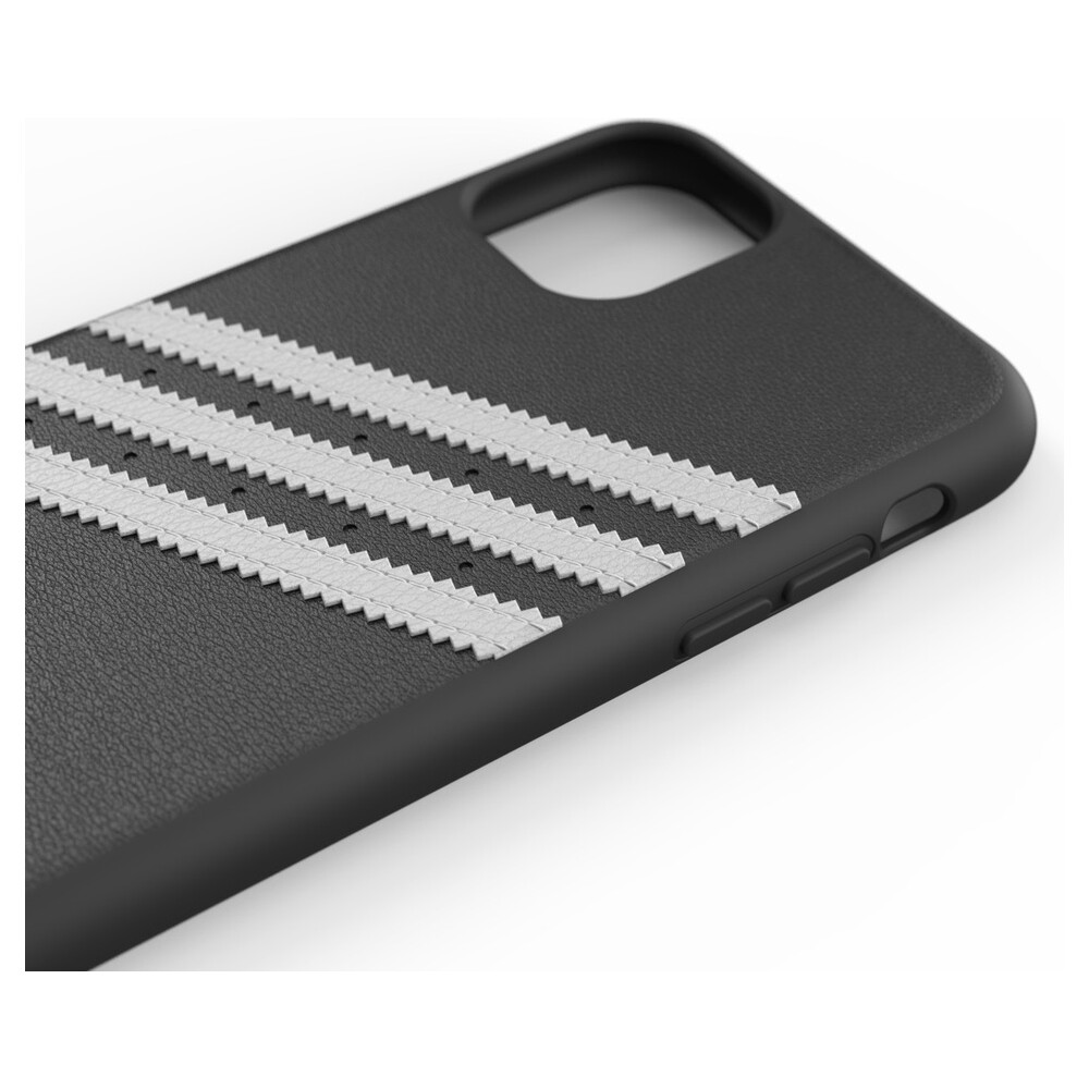 ADIDAS-Originals-Moulded-PU-pouzdro-iPhone-11-cerne-bile
