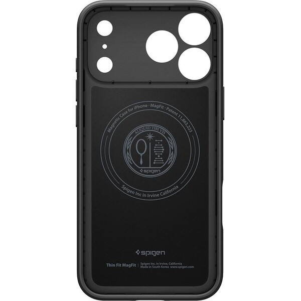 Spigen-Thin-Fit-MagSafe-kryt-iPhone-17-Pro-black