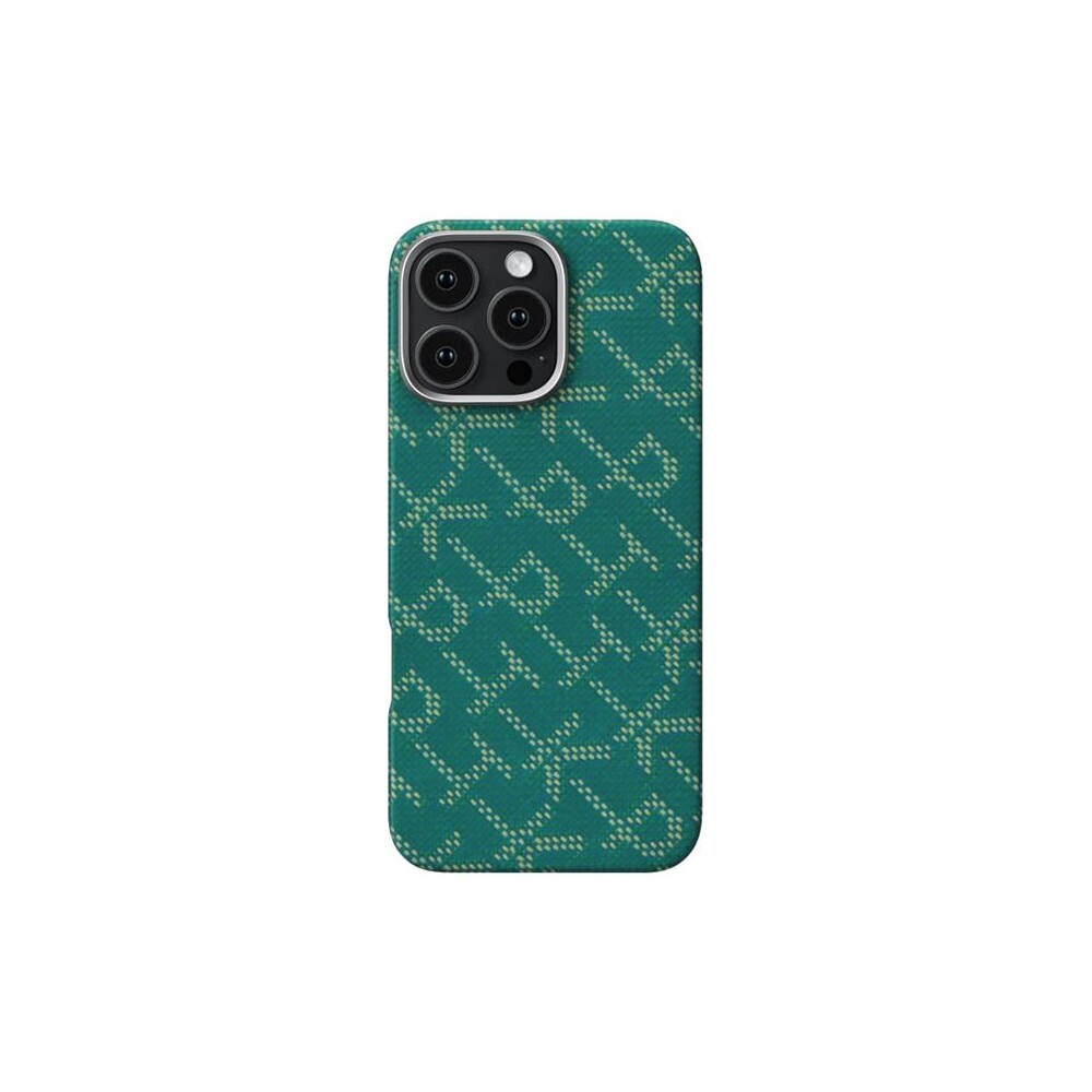 Pitaka-Tactile-Woven-Case-kryt-iPhone-16-Pro-PTK-Green-Gold