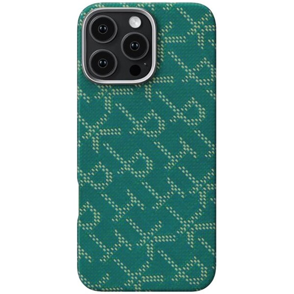 Pitaka-Tactile-Woven-Case-kryt-iPhone-16-Pro-PTK-Green-Gold