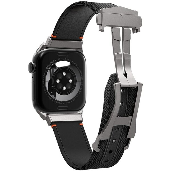 Spigen-Classic-Fit-reminek-Apple-Watch-49-46-45-44mm-cerny