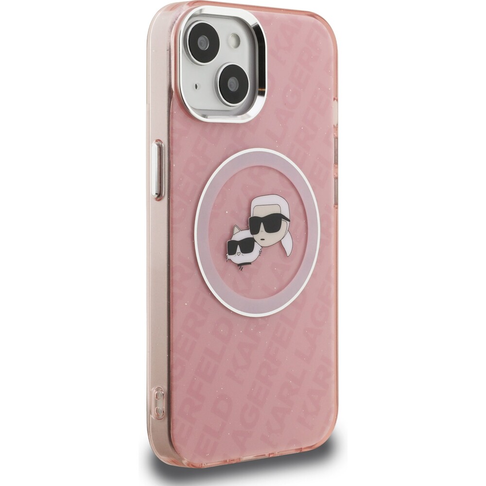 Karl-Lagerfeld-IML-K-CH-Heads-Repeated-Logo-MagSafe-kryt-iPhone-15-ruzovy