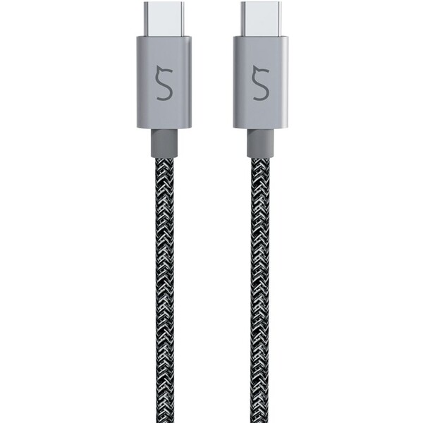 iWant-USB-C-USB-C-napajeci-kabel-240W-2m-vesmirne-sedy