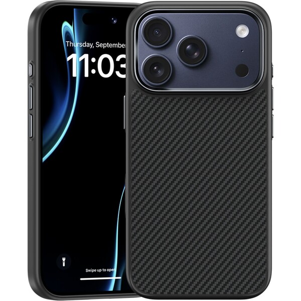 Benks-ArmorPro-600D-Kevlar-MagSafe-kryt-iPhone-17-Pro-Black