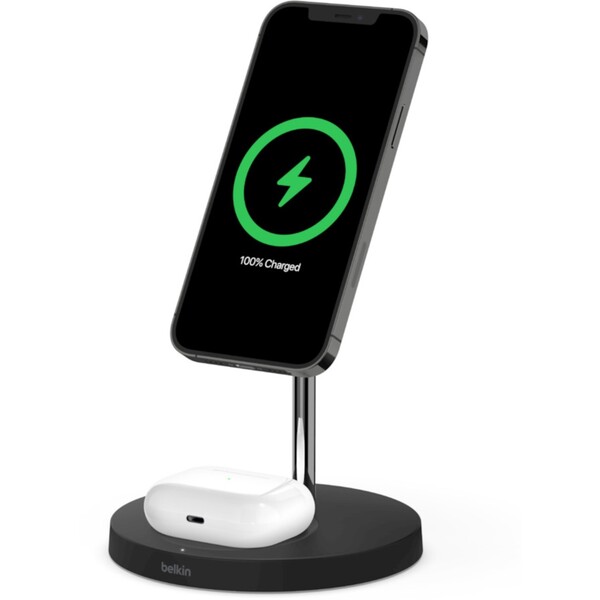 Belkin-BOOST-CHARGE-PRO-2v1-MagSafe-nabijeci-stojanek-15W-cerny