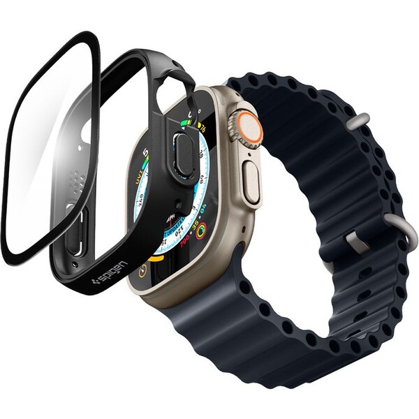 Spigen-Thin-Fit-360-kryt-Apple-Watch-Ultra-3-2-1-49mm-cerny