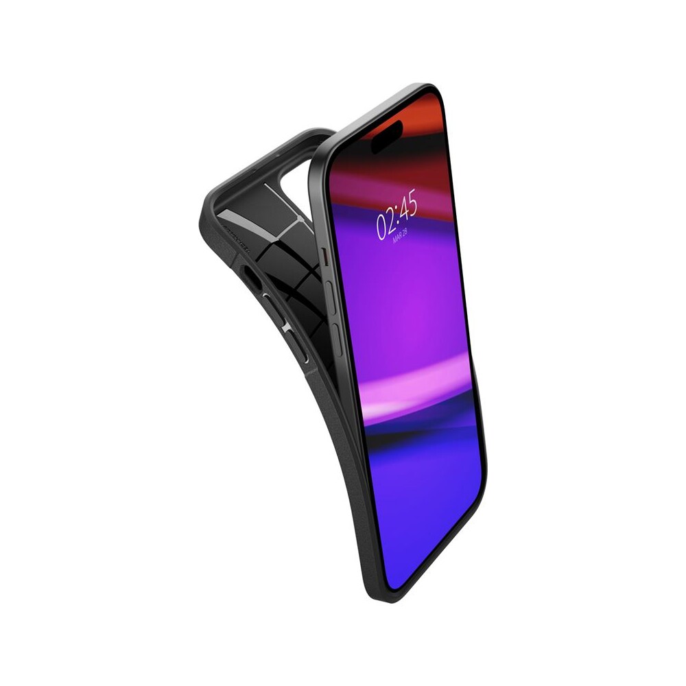 Spigen-Core-Armor-kryt-iPhone-15-matne-cerny