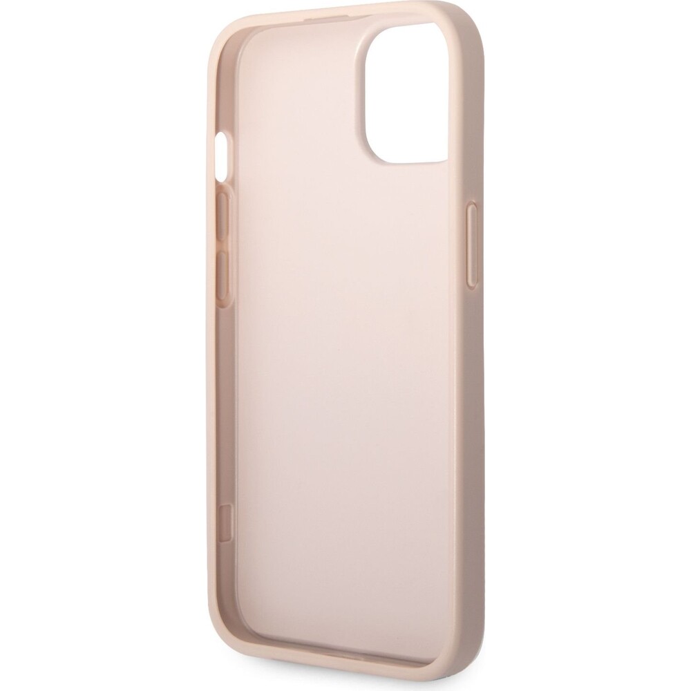 Guess-PU-4G-Metal-Logo-kryt-iPhone-14-ruzovy