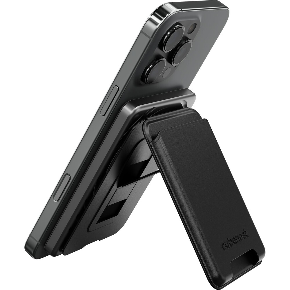 CubeNest-SQ1B3D-SlimDual-Qi2-MagSafe-powerbanka-5000-mAh-cerna