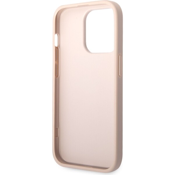 Guess-PU-4G-Metal-Logo-kryt-iPhone-14-Pro-Max-ruzovy