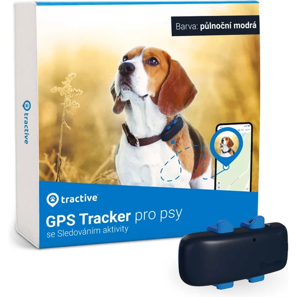 Tractive GPS DOG 4 tracker polohy a aktivity pro psy černý - GPS moduly - Hlavní obrázek