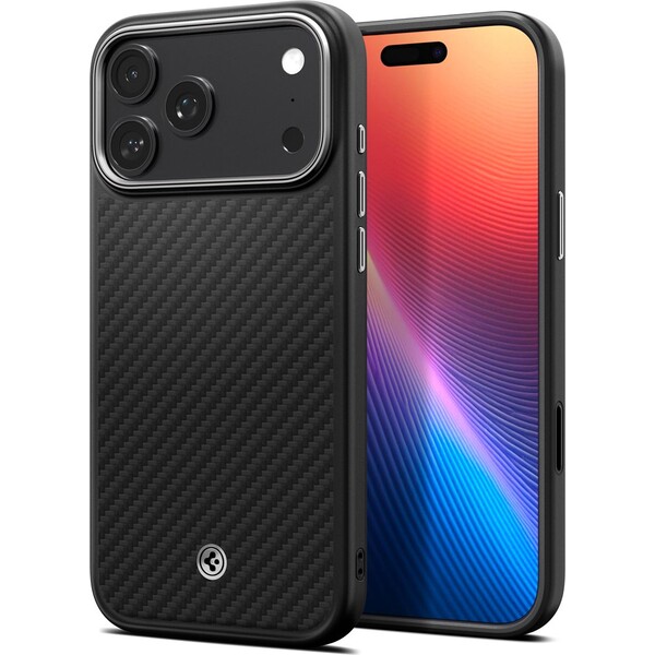 Spigen-Enzo-Aramid-T-kryt-iPhone-17-Pro-Max-black-silver