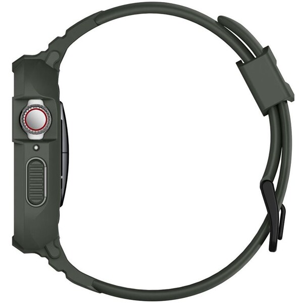 Spigen-Rugged-Armor-Pro-reminek-s-pouzdrem-Apple-Watch-44-45mm-zeleny