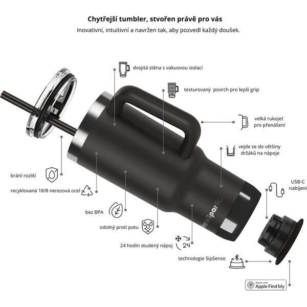 HidrateSpark-PRO-2-Tumbler-chytry-hrnek-887-ml-cerny
