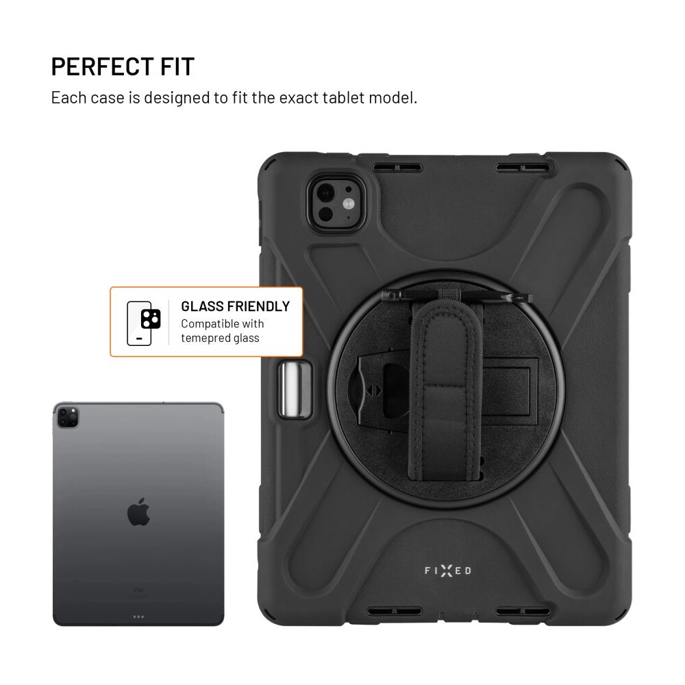 FIXED-Rugged-Tab-Case-odolne-pouzdro-iPad-Pro-12-9-2018-2022-iPad-Air-13-2024-2026-cerne