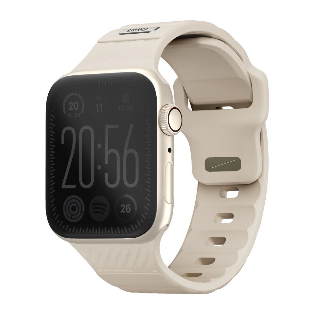 UNIQ-Stride-FKM-Rubber-vodeodolny-reminek-Apple-Watch-41-40-38mm-bezovy