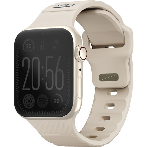 UNIQ-Stride-FKM-Rubber-vodeodolny-reminek-Apple-Watch-41-40-38mm-bezovy