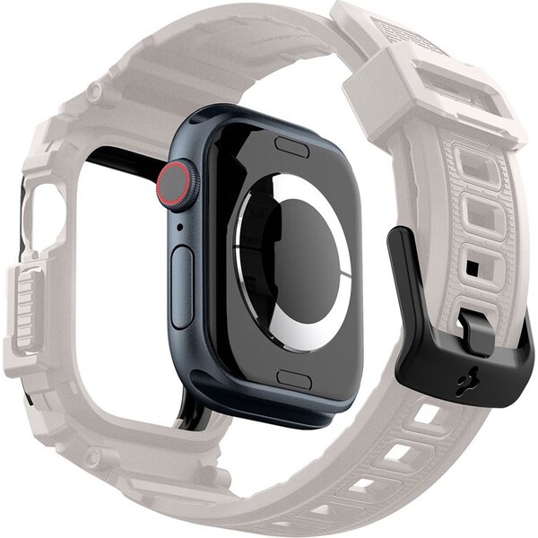 Spigen-Rugged-Armor-Pro-reminek-s-pouzdrem-Apple-Watch-10-11-46mm-bezovy