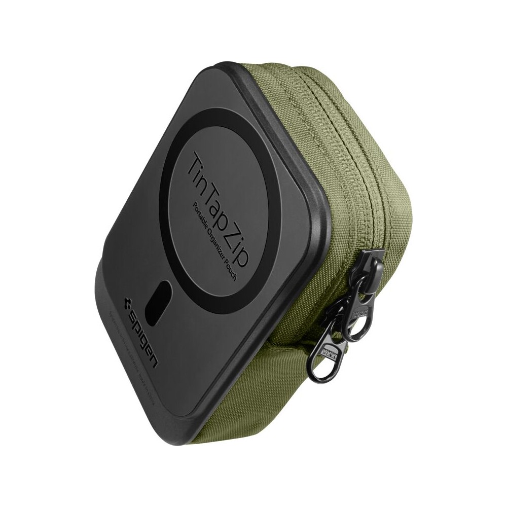 Spigen-Portable-Organizer-Pouch-TintapZip-MagSafe-organizer-olivove-zeleny