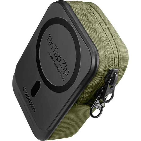 Spigen-Portable-Organizer-Pouch-TintapZip-MagSafe-organizer-olivove-zeleny